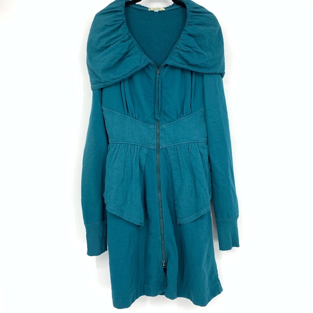 Prairie Underground Teal Long Hoodie
